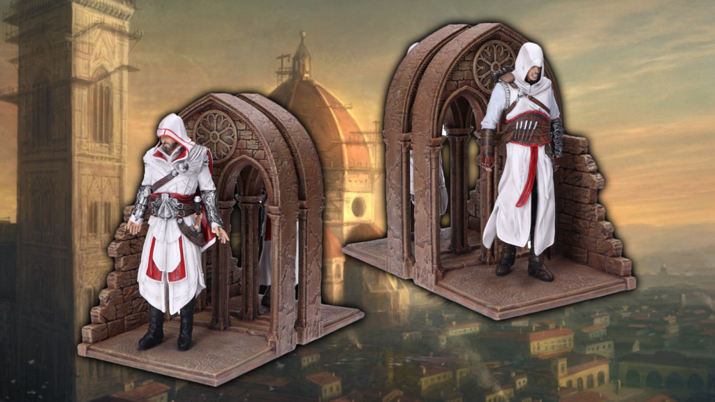 In prenotazione i fermalibri di Assissin's Creed con Ezio e Altair